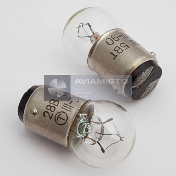 SM 28-5 Miniature Aircraft Lamp 28 V 5 W
