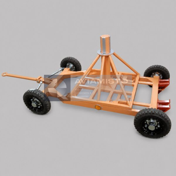 140-9807-10 main rotor hub support stand complete four-wheel stand on a light-grey background