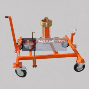 140-9807-20 swashplate support stand complete wheeled stand with central support on a light-grey background