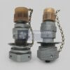 1882A / 1923A onboard hydraulic servicing valve set complete 1882A and 1923A hydraulic servicing valves shown side by side with protective caps, retaining chains, threaded bodies and visible identification markings
