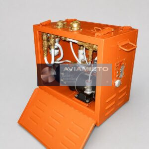 246-9977-00 portable hydraulic unit open cabinet view