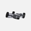 6360/714 tail rotor axial-play fixture complete compact fixture with both knurled adjustment screws visible