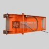 8A-9903-00 rotor blade lifting sling complete orange frame assembly with cable and fasteners on a light-grey background