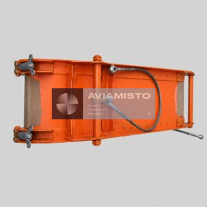 8A-9903-00 rotor blade lifting sling complete orange frame assembly with cable and fasteners on a light-grey background