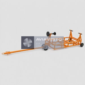 8AT-9802-00 TV2-117 engine transport trolley complete side view on a light-grey background