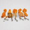 8AT-9900-00 rotor blade mooring set complete five-strap set with metal attachment fittings on a light-grey background