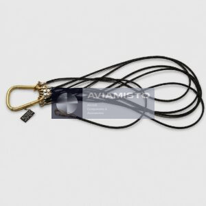 8AT-9925-00 tail rotor lifting sling complete multi-leg black wire-rope sling with large lifting frame, end hook, fittings and identification tag visible