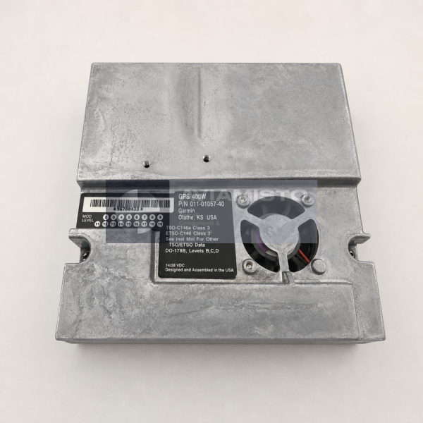 011-01057-40 Garmin GPS 400W identification plate