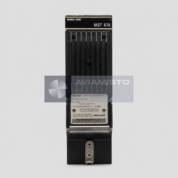 066-01143-1602 Honeywell MST 67A Mode S transponder front view