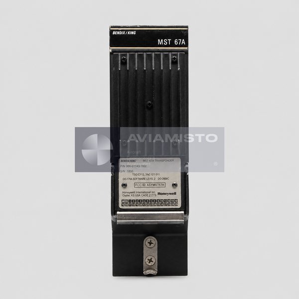 066-01143-1602 Honeywell MST 67A Mode S transponder front view