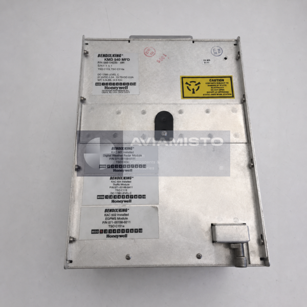 066-04035-0301 BendixKing KMD 540 MFD identification and installed modules