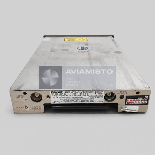 066-1067-00 BendixKing KN 53 rear identification plate