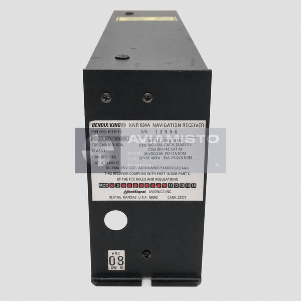 066-1078-10 BendixKing KNR 634A navigation receiver