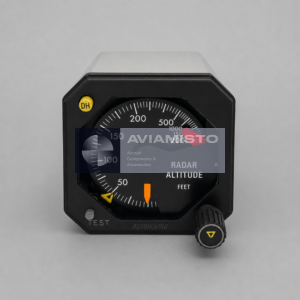066-3044-04 BendixKing KNI 416 black NVG radar altitude indicator front view