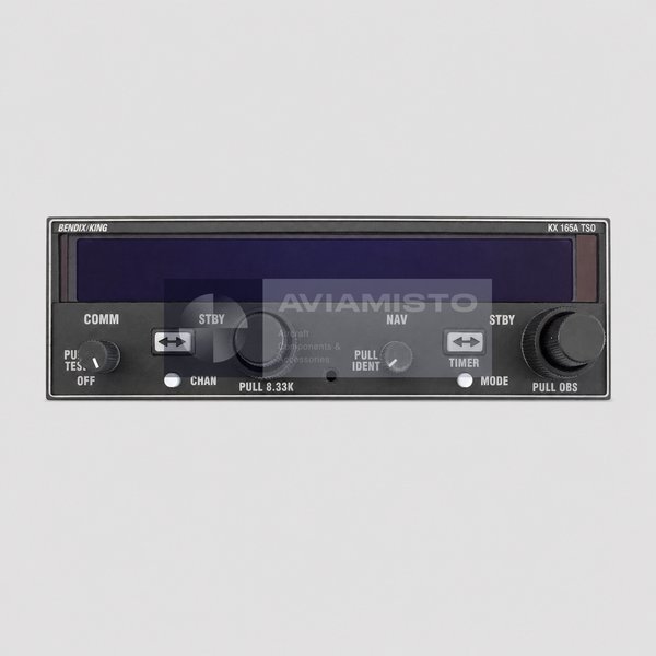 069-01033-0201 BendixKing KX 165A NAV/COMM transceiver front view