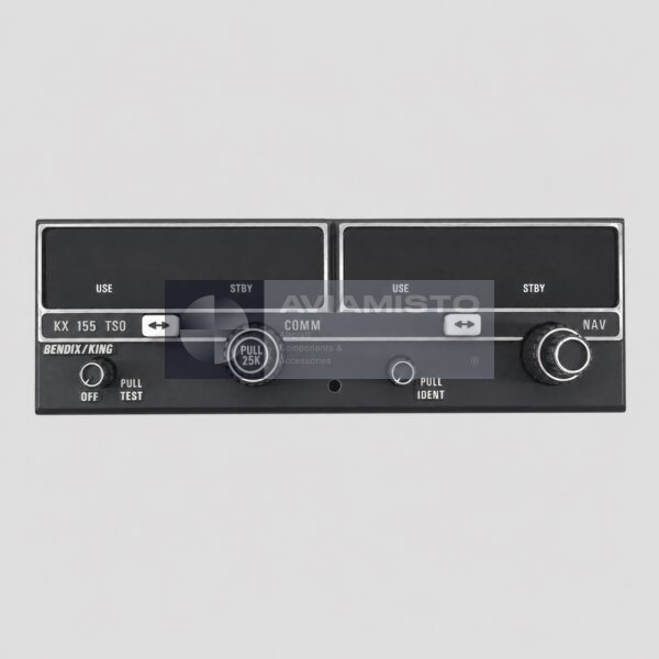 069-1024-42 BendixKing KX 155 NAV/COMM radio front view