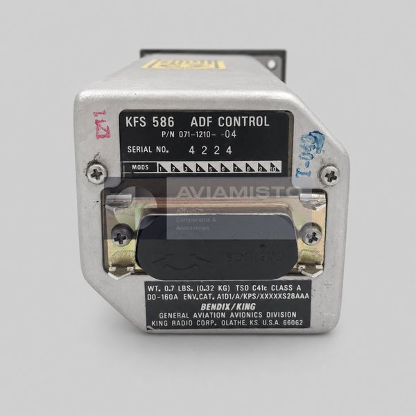 071-1210-04 KFS 586 rear connector and identification plate