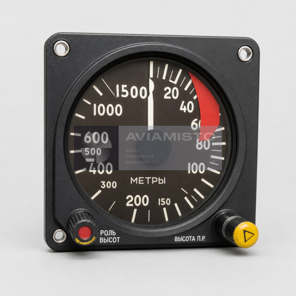 A-034-4-18 radio altimeter indicator front view