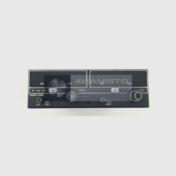 069-1024-38 BendixKing KX 155 NAV COM transceiver main view