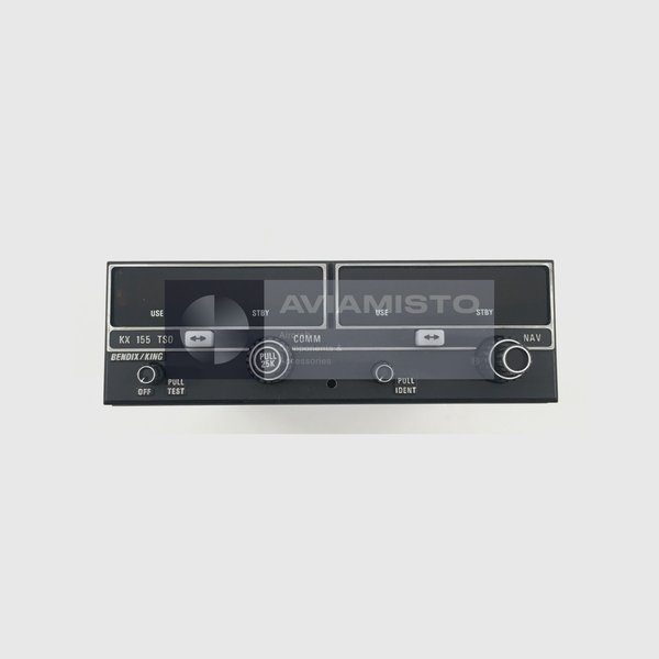 069-1024-38 BendixKing KX 155 NAV COM transceiver main view