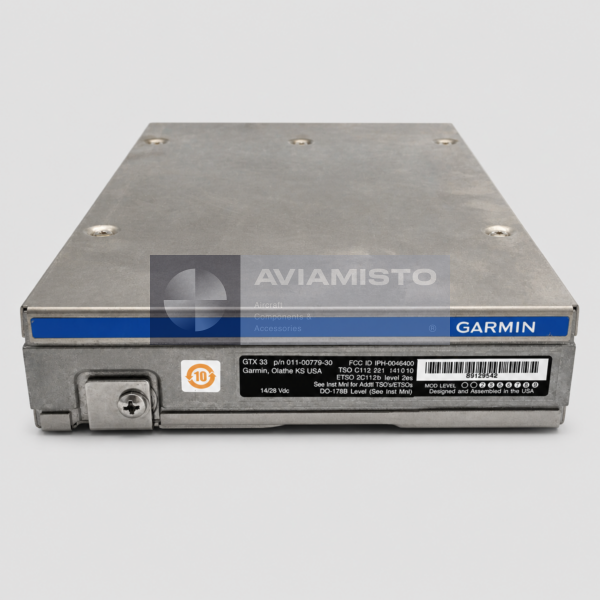 011-00779-30 Garmin GTX 33ES remote Mode S transponder view