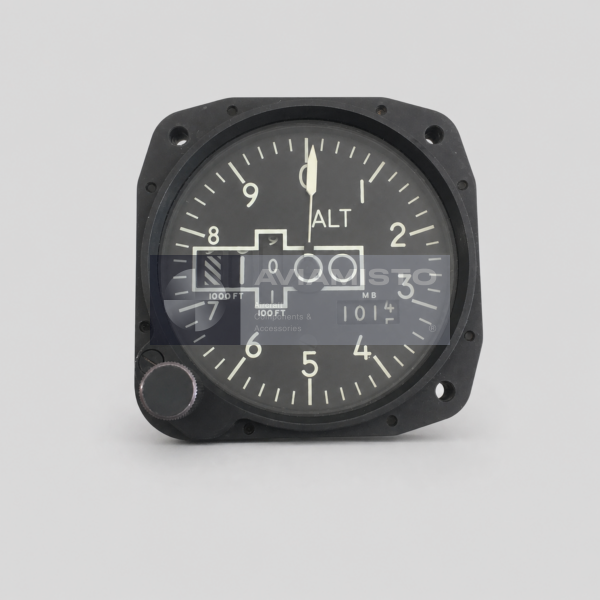 LUN 1125.2002 aircraft altimeter complete front view