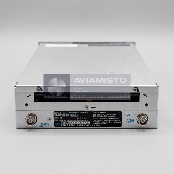 066-4010-12 BendixKing KNS 81 VOR LOC RNAV unit main view
