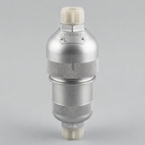 11GF4SN-1 hydraulic filter illustration with silver cylindrical housing and protective end caps