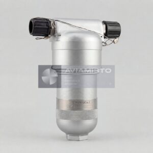 15GF12SN-1 hydraulic filter illustration with cylindrical housing and capped ports