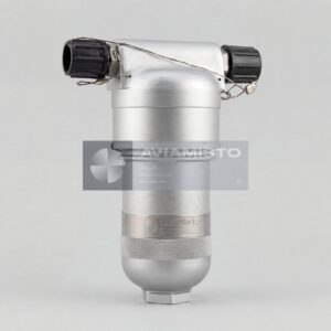 15GF17SN-1 hydraulic filter illustration with cylindrical housing and capped ports