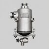 811B fuel filter with housing, upper fitting, side connection, retaining bracket and lower valve