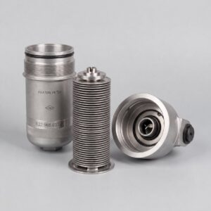 8D2.966.037-2 hydraulic filter illustration showing housing, cartridge and detached head