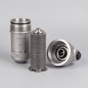 8D2.966.037-8 hydraulic filter illustration showing housing, cartridge and detached head