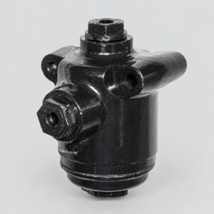 8D2.966.064 fuel filter with black housing, angled front connection, upper plug and right-side tube