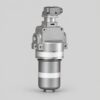 8D2.966.470 hydraulic filter with banded cylindrical bowl, cast upper housing, side port and top connector