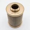 8D5.886.502 filter element illustration with a gold-tone upper cap and pleated body