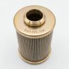 8D5.886.526 filter element illustration with a gold-tone upper cap and pleated body