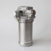 EALR.061146.010 hydraulic filter with cylindrical housing, electrical connector and identification plate