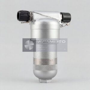 FG11/4-1 hydraulic filter illustration with cylindrical housing and capped ports