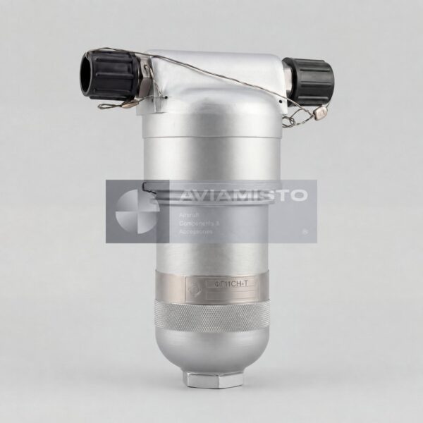 FG11SN-T hydraulic filter illustration with cylindrical housing and capped ports