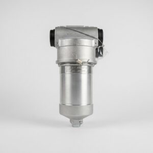 FG85-00-3 hydraulic filter, front view of the housing and connections