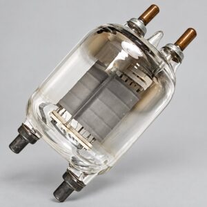 GU-48 Generator triode for industrial RF heating, full view