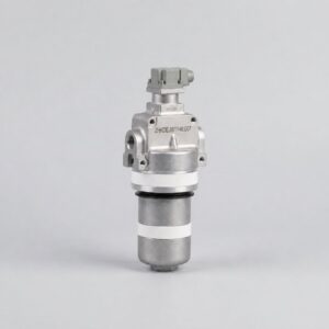 ZHKDE.061146.007 hydraulic filter illustration with cylindrical housing and upper electrical connector